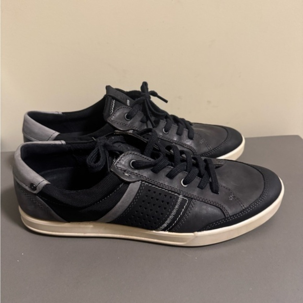 Mens Ecco Collin 2.0 Leather Shoes Sneakers EU Size 47 = US Size 13